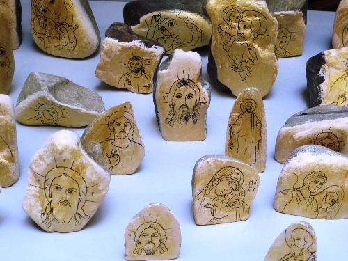 В УКУ презентували виставку ікон на камені.(ФОТО)